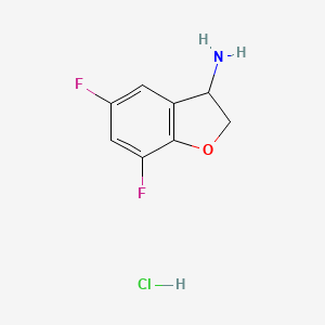 5,7-Difluoro-2,3-dihydrobenzo[b]furan-3-ylamine hydrochloride