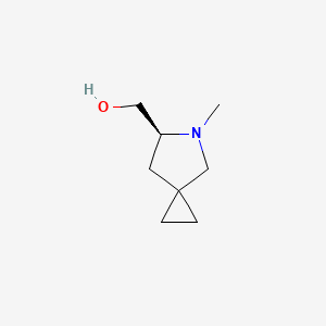 molecular formula C8H15NO B14038577 (S)-(5-Methyl-5-azaspiro[2.4]heptan-6-yl)methanol 