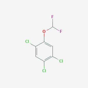 B1403865 1,2,4-Trichloro-5-(difluoromethoxy)benzene CAS No. 1261853-01-3