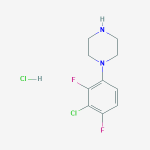 1-(3-Chloro-2,4-difluorophenyl)piperazine HCl