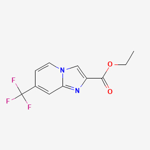 B1403871 Ethyl 7-(trifluoromethyl)imidazo[1,2-a]pyridine-2-carboxylate CAS No. 1507136-09-5
