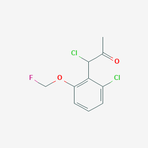 1-Chloro-1-(2-chloro-6-(fluoromethoxy)phenyl)propan-2-one