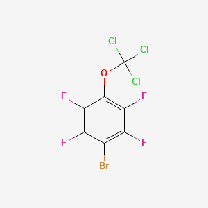 B1403875 1-Bromo-2,3,5,6-tetrafluoro-4-(trichloromethoxy)benzene CAS No. 1417567-04-4