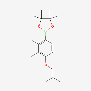 2-(4-Isobutoxy-2,3-dimethylphenyl)-4,4,5,5-tetramethyl-1,3,2-dioxaborolane