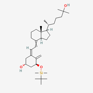 (1R,3Z,5S)-3-[2-[(1R,3aS,7aR)-1-[(2R)-6-hydroxy-6-methylheptan-2-yl]-7a-methyl-2,3,3a,5,6,7-hexahydro-1H-inden-4-ylidene]ethylidene]-5-[tert-butyl(dimethyl)silyl]oxy-4-methylidenecyclohexan-1-ol