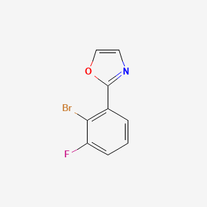 2-(2-Bromo-3-fluorophenyl)oxazole