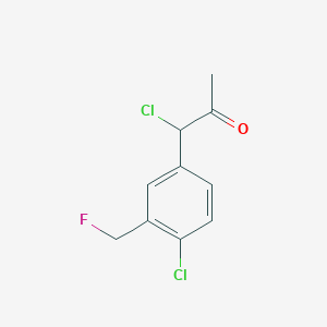 1-Chloro-1-(4-chloro-3-(fluoromethyl)phenyl)propan-2-one