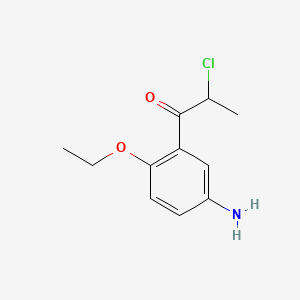 1-(5-Amino-2-ethoxyphenyl)-2-chloropropan-1-one