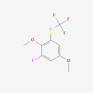 1,4-Dimethoxy-2-iodo-6-(trifluoromethylthio)benzene