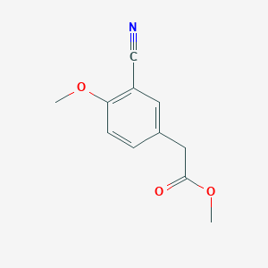 (3-Cyano-4-methoxy-phenyl)-acetic acid methyl ester