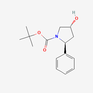 (2S,4R)-tert-Butyl 4-hydroxy-2-phenylpyrrolidine-1-carboxylate