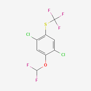 1,4-Dichloro-2-difluoromethoxy-5-(trifluoromethylthio)benzene