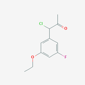 1-Chloro-1-(3-ethoxy-5-fluorophenyl)propan-2-one