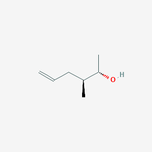 molecular formula C7H14O B14038885 (2S,3S)-3-methylhex-5-en-2-ol 