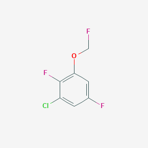 1-Chloro-2,5-difluoro-3-(fluoromethoxy)benzene