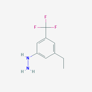 1-(3-Ethyl-5-(trifluoromethyl)phenyl)hydrazine