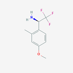 (R)-2,2,2-Trifluoro-1-(4-methoxy-2-methylphenyl)ethan-1-amine