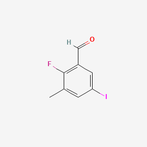 2-Fluoro-5-iodo-3-methylbenzaldehyde