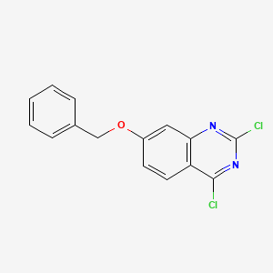 molecular formula C15H10Cl2N2O B14038994 7-(Benzyloxy)-2,4-dichloroquinazoline 