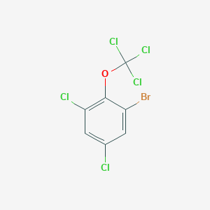 molecular formula C7H2BrCl5O B1403900 1-Bromo-3,5-dichloro-2-(trichloromethoxy)benzene CAS No. 1417566-47-2