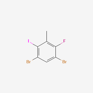 1,5-Dibromo-2-fluoro-4-iodo-3-methylbenzene