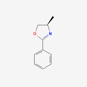 molecular formula C10H11NO B14039055 (R)-4-Methyl-2-phenyl-4,5-dihydrooxazole 