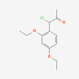 1-Chloro-1-(2,4-diethoxyphenyl)propan-2-one