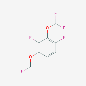 1,3-Difluoro-2-difluoromethoxy-4-(fluoromethoxy)benzene