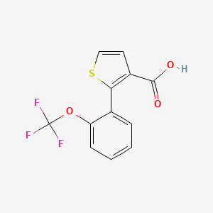 2-(2-(Trifluoromethoxy)phenyl)thiophene-3-carboxylic acid