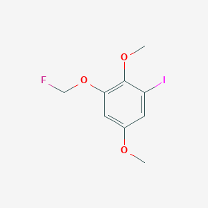 1,4-Dimethoxy-2-iodo-6-(fluoromethoxy)benzene