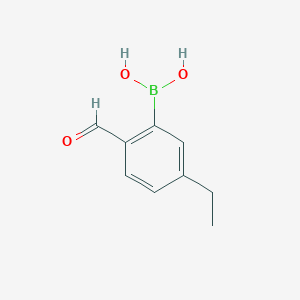 (5-Ethyl-2-formylphenyl)boronic acid