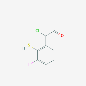 1-Chloro-1-(3-iodo-2-mercaptophenyl)propan-2-one