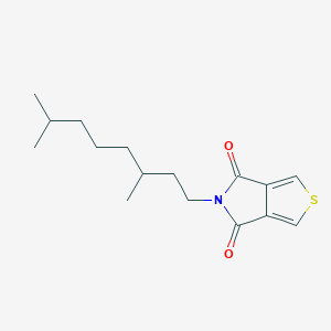 molecular formula C16H23NO2S B14039118 4H-Thieno[3,4-c]pyrrole-4,6(5H)-dione, 5-(3,7-dimethyloctyl)- 