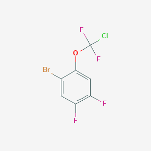 B1403912 1-Bromo-2-[chloro(difluoro)methoxy]-4,5-difluoro-benzene CAS No. 1417567-00-0