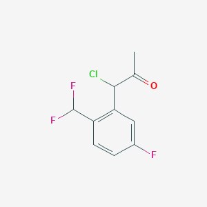 1-Chloro-1-(2-(difluoromethyl)-5-fluorophenyl)propan-2-one