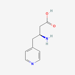 molecular formula C9H12N2O2 B14039205 (s)-3-Amino-4-(4-pyridyl)butanoic acid 