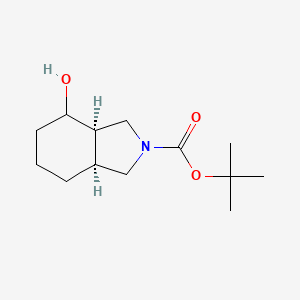 tert-Butyl (3aR,7aS)-4-hydroxyoctahydro-2H-isoindole-2-carboxylate