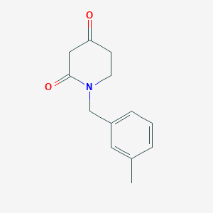 1-(3-Methylbenzyl)piperidine-2,4-dione