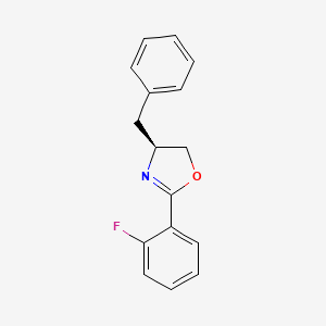 (4S)-4-Benzyl-2-(2-fluorophenyl)-4,5-dihydro-1,3-oxazole