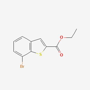 molecular formula C11H9BrO2S B1403927 7-溴-1-苯并噻吩-2-甲酸乙酯 CAS No. 1355171-39-9