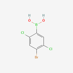 molecular formula C6H4BBrCl2O2 B14039290 (4-Bromo-2,5-dichlorophenyl)boronic acid 