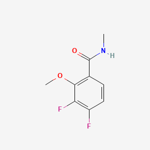 molecular formula C9H9F2NO2 B14039294 3,4-difluoro-2-methoxy-N-methylbenzamide 