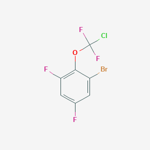B1403930 1-Bromo-2-[chloro(difluoro)methoxy]-3,5-difluoro-benzene CAS No. 1417569-66-4