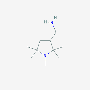 (1,2,2,5,5-Pentamethylpyrrolidin-3-yl)methanamine