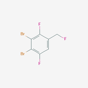 1,2-Dibromo-3,6-difluoro-4-(fluoromethyl)benzene