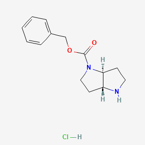 Trans-Hexahydro-Pyrrolo[3,2-B]Pyrrole-1-Carboxylic Acid Benzyl Ester Hydrochloride