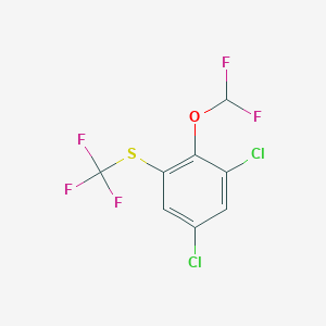 1,5-Dichloro-2-difluoromethoxy-3-(trifluoromethylthio)benzene