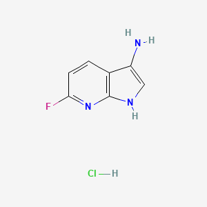 6-Fluoro-1H-pyrrolo[2,3-B]pyridin-3-amine hcl