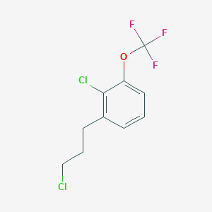 1-Chloro-2-(3-chloropropyl)-6-(trifluoromethoxy)benzene