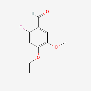 4-Ethoxy-2-fluoro-5-methoxybenzaldehyde